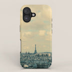 Paris In Blue iPhone Case Gallery Image 1