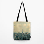Paris In Blue Tote Bag Gallery Image 2