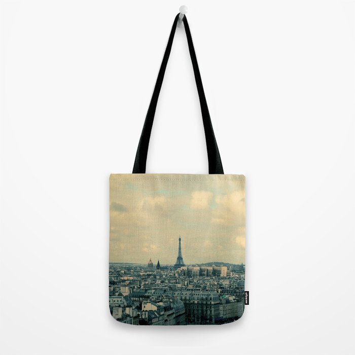 Paris In Blue Tote Bag Gallery Image 2