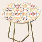 Red and Yellow tiles Side Table Gallery Image 2