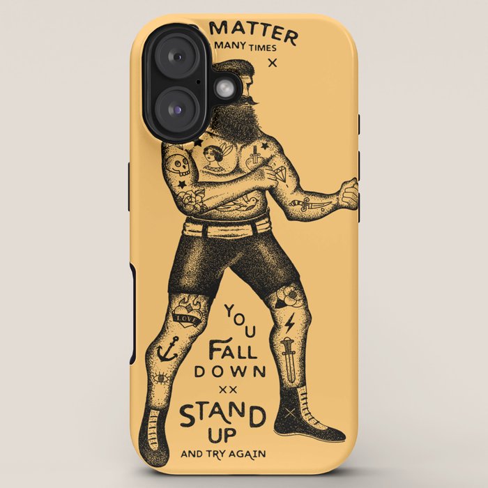 STAND UP AND TRY AGAIN iPhone Case Gallery Image 5