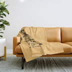 STAND UP AND TRY AGAIN Throw Blanket Gallery Image 1