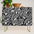 White Olive Branches Credenza Gallery Image 1