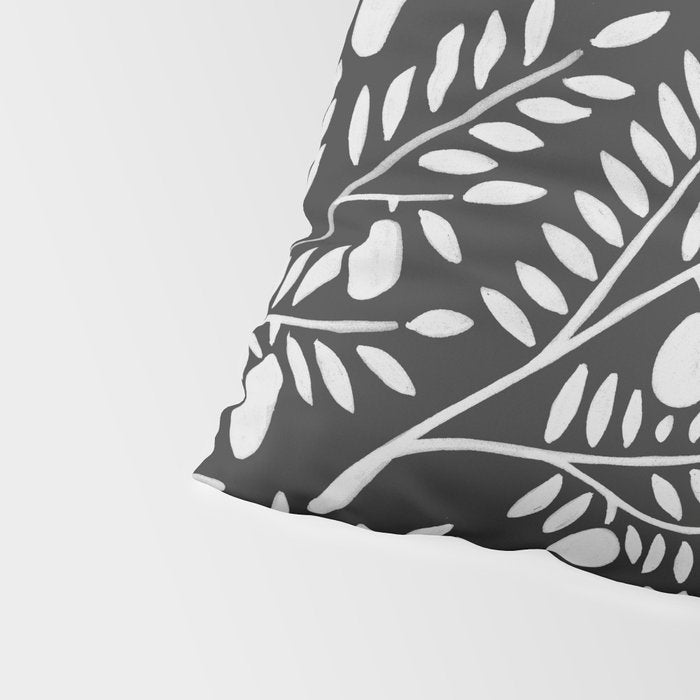 White Olive Branches Pillow Sham Gallery Image 4