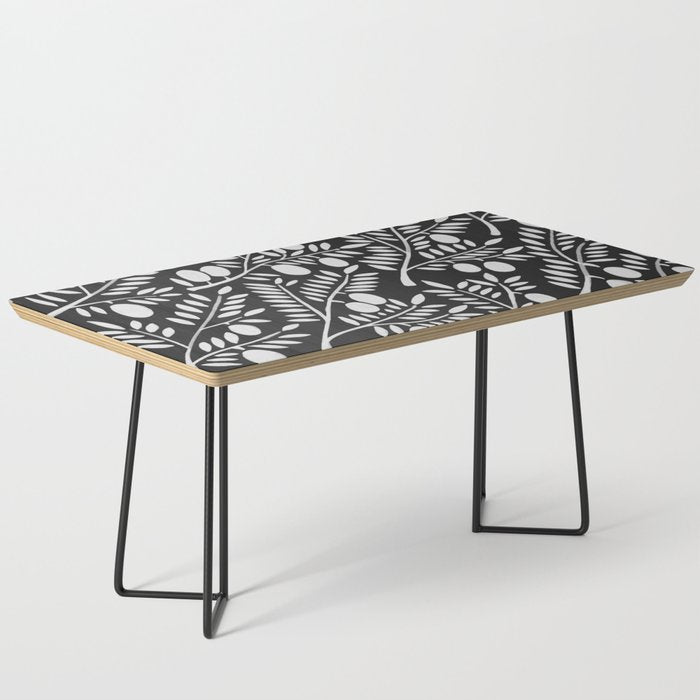 White Olive Branches Coffee Table Gallery Image 1