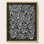 White Olive Branches Serving Tray Gallery Image 1