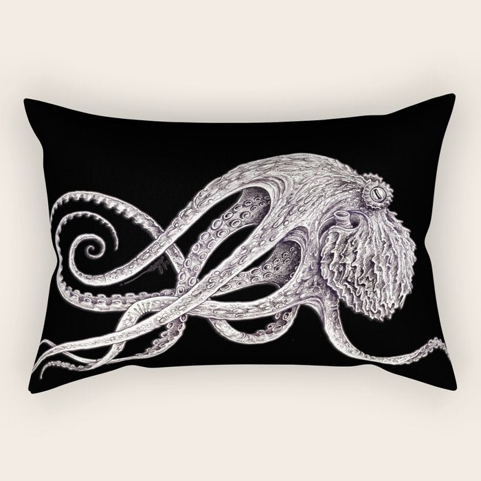Cephalopod Rectangular Pillow Gallery Image 1