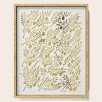 Gold Olive Branches Serving Tray Gallery Image 1
