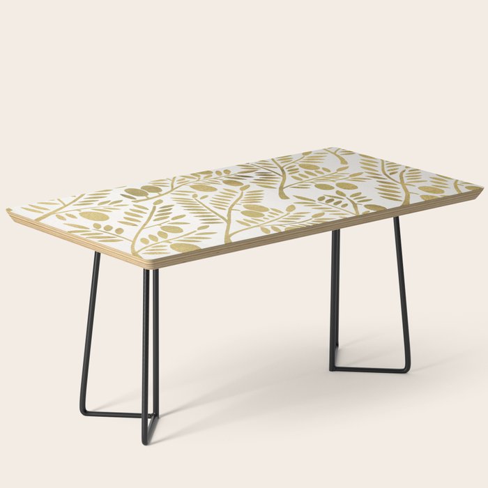 Gold Olive Branches Coffee Table Gallery Image 1