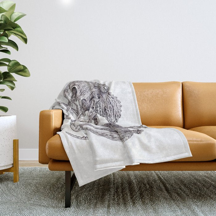 Cephalopod Throw Blanket Gallery Image 1