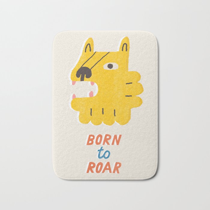 Born to roar Bath Mat Gallery Image 1