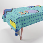 Memphis Pattern 14 - 80s Retro Tablecloth Gallery Image 1