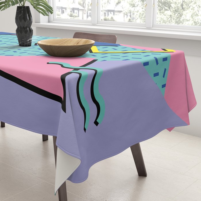 Memphis Pattern 14 - 80s Retro Tablecloth Gallery Image 3