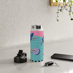 Memphis Pattern 14 - 80s Retro Water Bottle Gallery Image 4