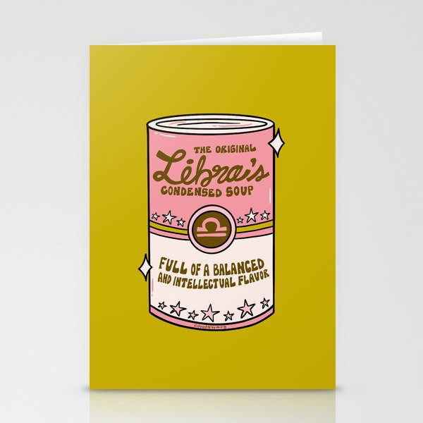 Libra Soup Stationery Card Gallery Image 2