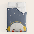Christmas Baby Seal with fairy lights Comforter Gallery Image 6