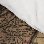 Vintage Map of The British Isles (1700s) Comforter Gallery Image 4