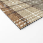 fall plaid - neutral earth tones Welcome Mat Gallery Image 2