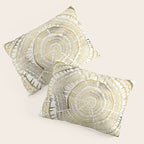 Gold Tree Rings Pillow Sham Gallery Image 3