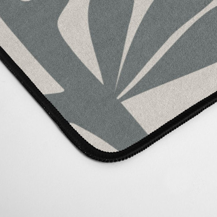 Minimal nordic flower pink Desk Mat Gallery Image 4