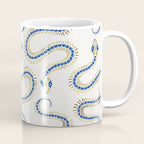 Snake Skeleton - Navy & Gold Palette Coffee Mug Gallery Image 1