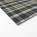 North Country Plaid - classic blue and green Welcome Mat Gallery Image 2