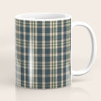 North Country Plaid - classic blue and green Coffee Mug Gallery Image 1