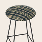 North Country Plaid - classic blue and green Stool Gallery Image 2