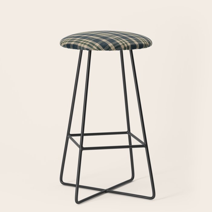 North Country Plaid - classic blue and green Stool Gallery Image 1