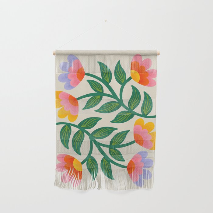 Symmetrical Flowers 1 Wall Hanging Gallery Image 1