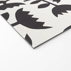 Linocut Tulip Pattern #3 Welcome Mat Gallery Image 2