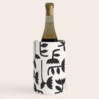 Linocut Tulip Pattern #3 Wine Chiller Gallery Image 3