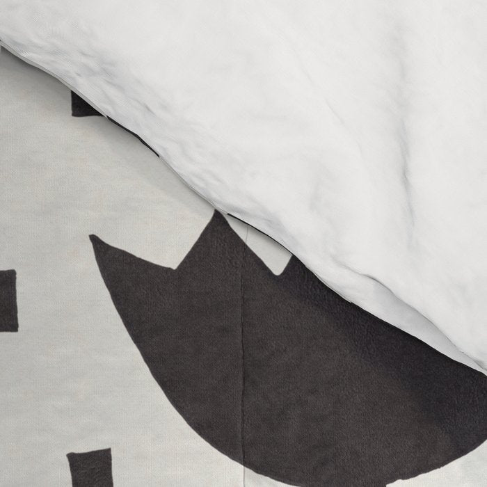 Linocut Tulip Pattern #3 Comforter Gallery Image 4