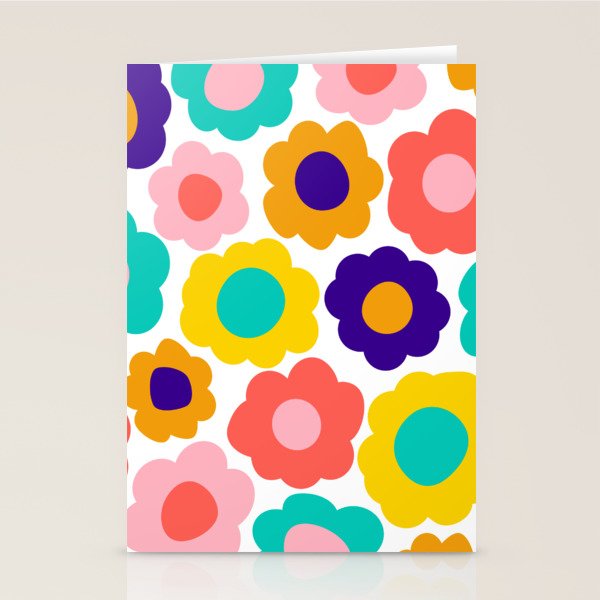 Flowers Pop Stationery Card Gallery Image 2