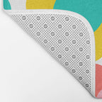 Flowers Pop Bath Mat Gallery Image 2