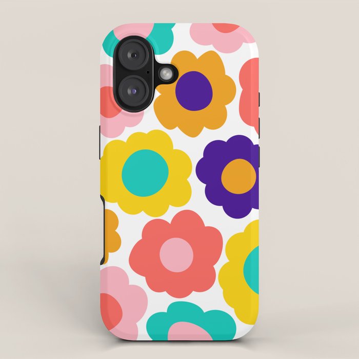 Flowers Pop iPhone Case Gallery Image 1