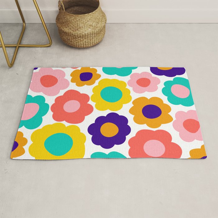 Flowers Pop Rug Gallery Image 1