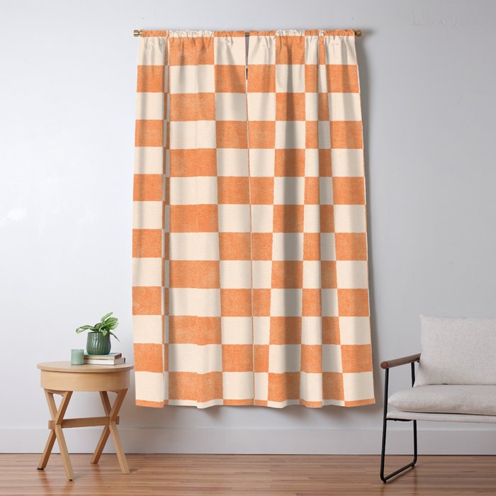 CHECKER - 001 - Cookie Window Curtain Gallery Image 1