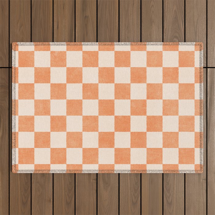 CHECKER - 001 - Cookie Outdoor Rug Gallery Image 1