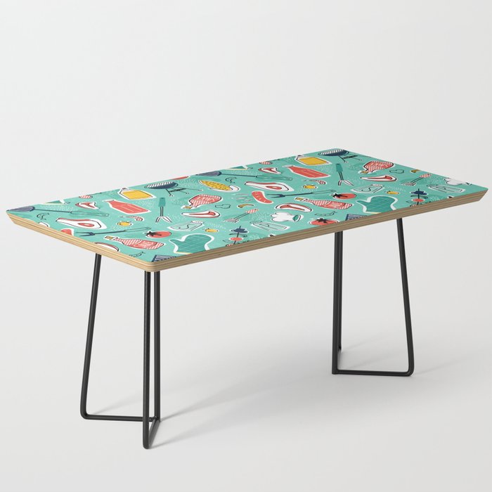 Backyard BBQ Aqua Coffee Table Gallery Image 1