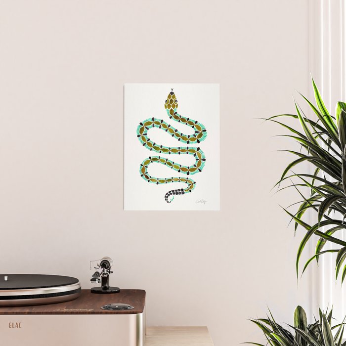Turquoise Serpent Poster Gallery Image 2