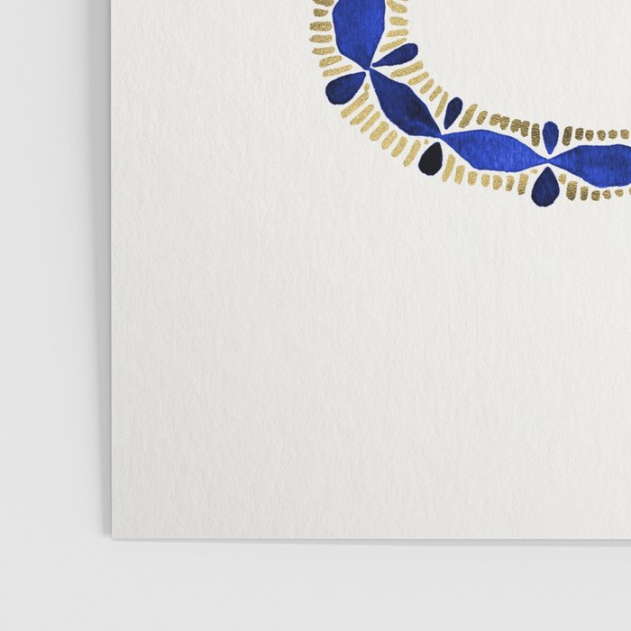Navy & Gold Serpent Poster Gallery Image 3