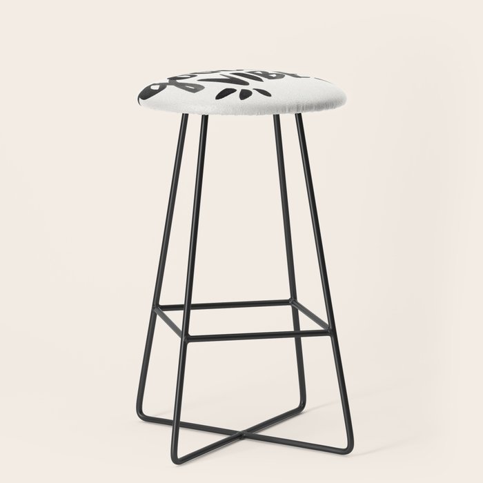 Good Vibes â Black Ink Stool Gallery Image 1