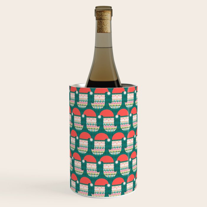 Happy Holidays Santa Claus Wine Chiller Gallery Image 1