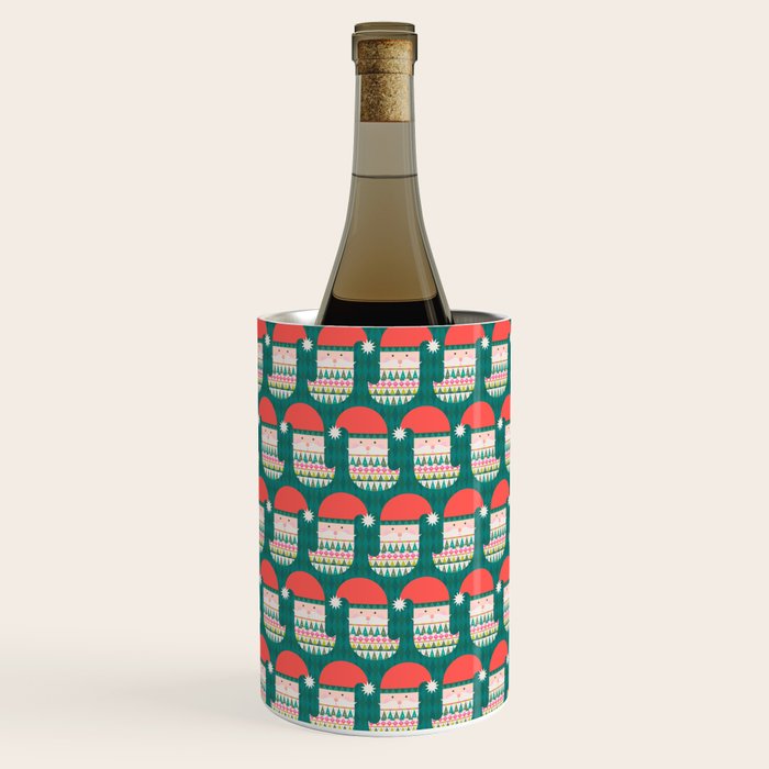 Happy Holidays Santa Claus Wine Chiller Gallery Image 2