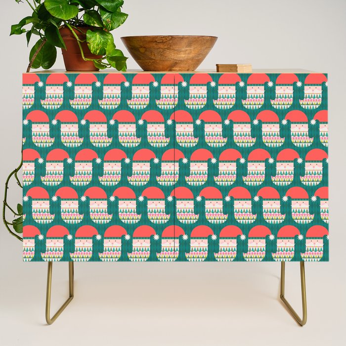 Happy Holidays Santa Claus Credenza Gallery Image 1