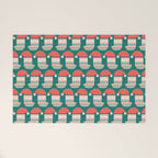 Happy Holidays Santa Claus Welcome Mat Gallery Image 1