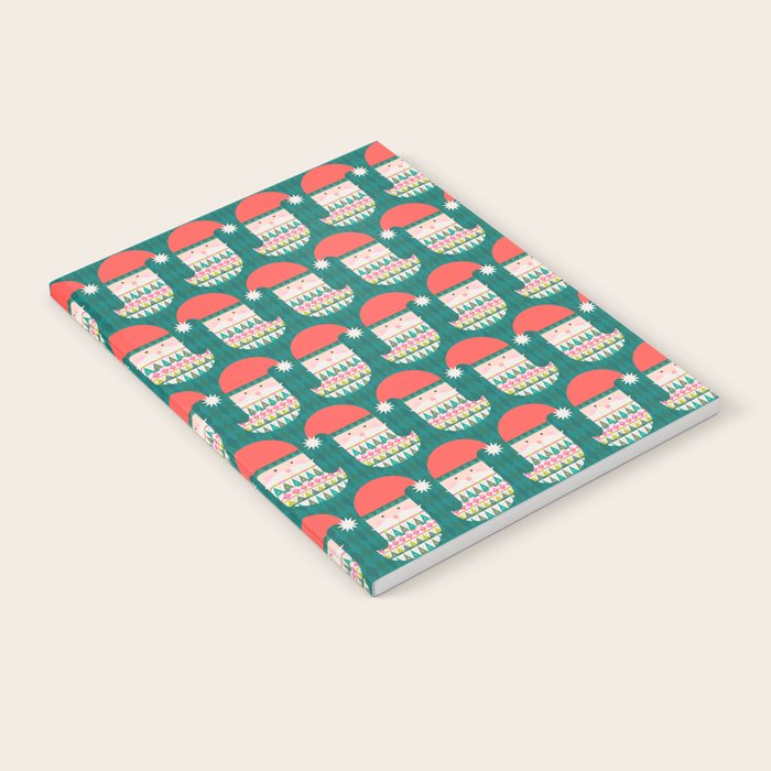 Happy Holidays Santa Claus Notebook Gallery Image 2