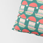 Happy Holidays Santa Claus Pillow Sham Gallery Image 4