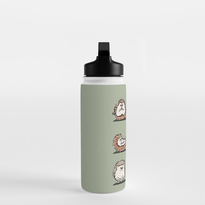 Hedgehog Yoga Water Bottle Gallery Image 3